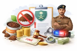 عقوبة التمباك في السعودية