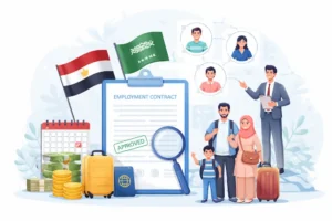 إجراءات الاستقدام للسعودية من مصر
