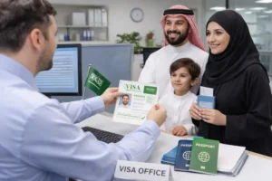 تأمين تأشيرة الزيارة العائلية