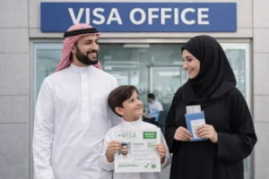 تأمين تأشيرة الزيارة العائلية