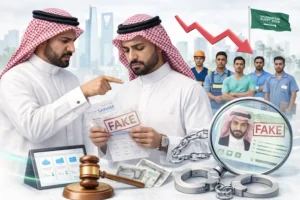 عقوبة السعودة الوهمية على الشركة​