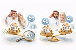 كم نسبة البنوك في الرهن العقاري