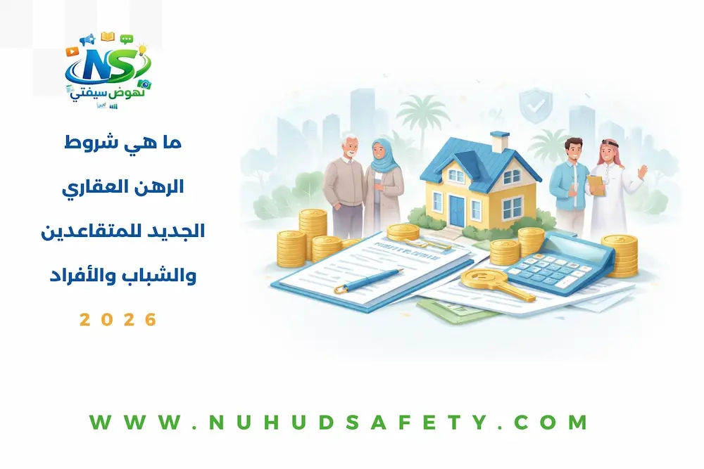 ما هي شروط الرهن العقاري الجديد للمتقاعدين والشباب والأفراد 2026 ما هي شروط الرهن العقاري الجديد